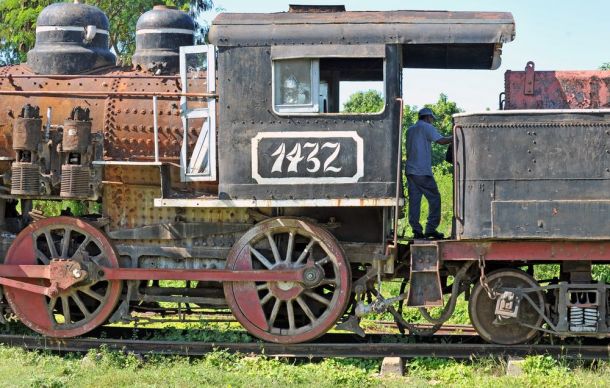 Trinidad - steam loco 3 - Cuba