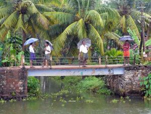 India, Kerala, Cochin, waterways meeting place 2
